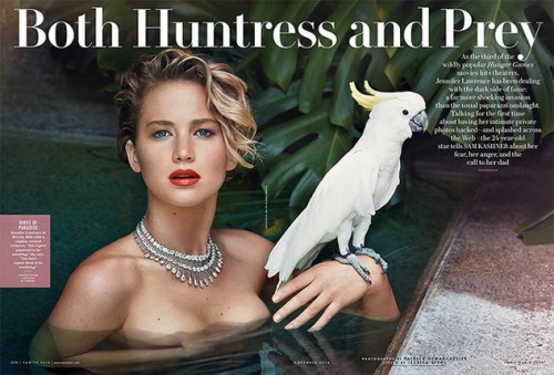 Η Jeniffer Lawrence στο εξώφυλλο του Vanity Fair