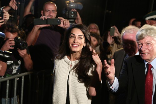 Η Αμάλ Αλαμουντίν στην Αθήνα