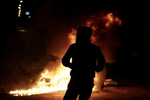 Επεισόδια από αντιεξουσιαστές χθες βράδυ στο κέντρο