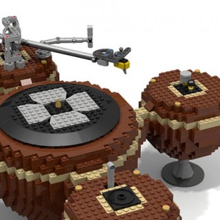 Αυτό το πικάπ είναι φτιαγμένο εξ’ολοκλήρου με Lego. Και δουλεύει