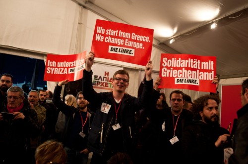 Έκλεισε η Σταδίου από τους πανηγυρισμούς