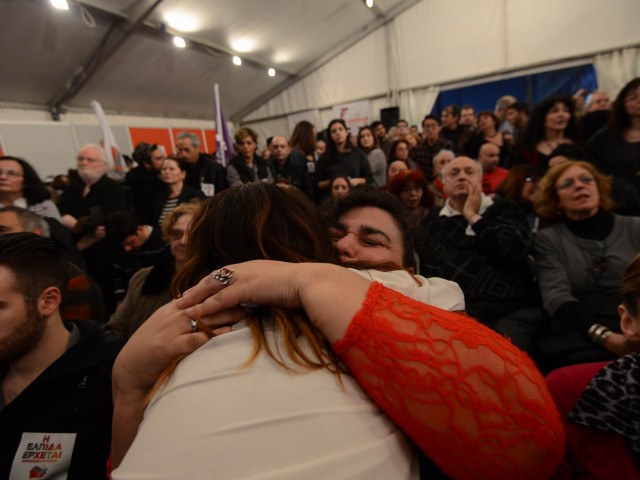 Οι πανηγυρισμοί στα Προπύλαια (BINTEO)