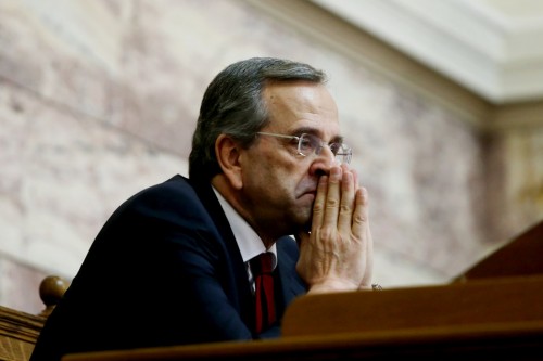 Ώρες αγωνίας για τον Σαμαρά ενόψει της σημερινής ομιλίας του στη Βουλή
