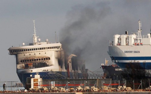 Απανθρακωμένο πτώμα βρέθηκε στο Norman Atlantic
