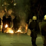 Μολότοφ και προσαγωγές στο Πολυτεχνείο