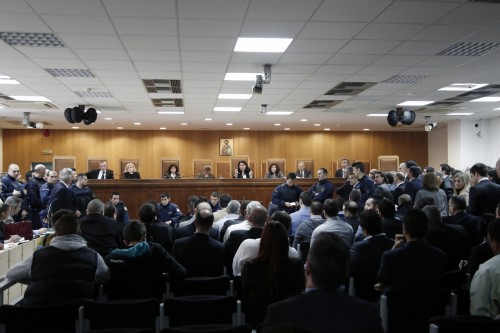 Όσα έγιναν την πρώτη μέρα της δίκης της Χ.Α.