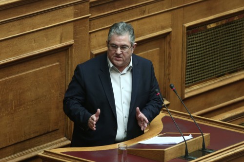 Σήμερα ο Δημήτρης Κουτσούμπας συνάντησε τον Μίκη Θεοδωράκη