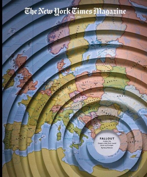 Το εκπληκτικό (πάλι) εξώφυλλο του New York Times Magazine έχει θέμα την Ελλάδα