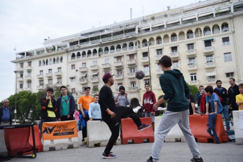 Τέσσερις Δανοί ποδοσφαιριστές έμαθαν στη Θεσσαλονίκη τα μυστικά του Panna