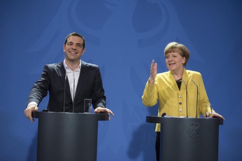 Φιλικό το κλίμα μεταξύ Τσίπρα και Μέρκελ