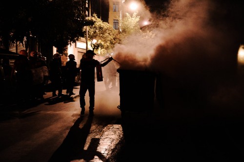 Αντιεξουσιαστές προκάλεσαν επεισόδια χθες βράδυ στα Εξάρχεια