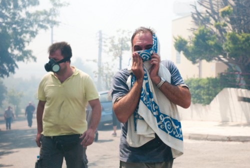 Μέτρα προστασίας καθώς η πυρκαγιά πλησιάζει