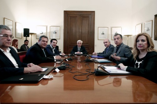 Νέα σύσκεψη των πολιτικών αρχηγών το απόγευμα