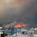 Φωτιά στον Υμηττό- Δείτε τις φωτογραφίες