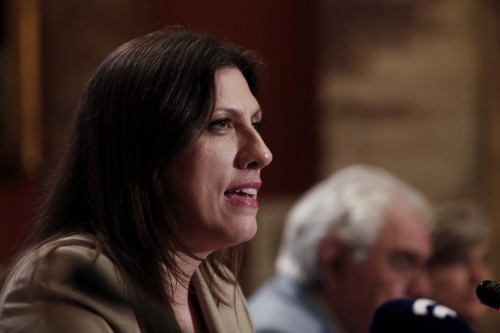 Η συνέντευξη τύπου της Ζωής Κωνσταντοπούλου