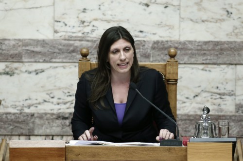 Πυρά της προέδρου Ζωής Κωνσταντοπούλου σε Τσακαλώτο και Φλαμπουράρη