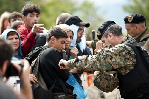 Ένταση στον καταυλισμό της Ειδομένης