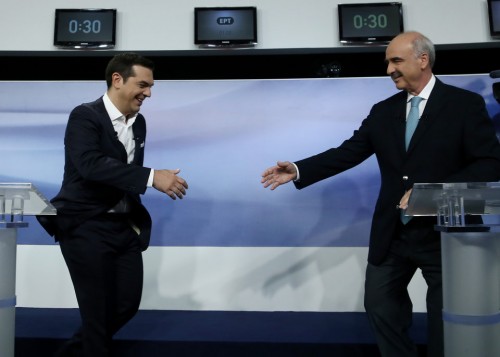 Φωτογραφίες από το debate