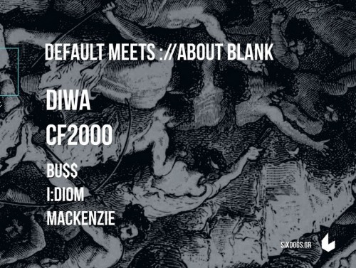 default meets ://about blank (DE)