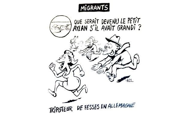 Το σκίτσο του Charlie Hebdo με το προσφυγόπουλο Αϊλάν προκαλεί αντιδράσεις