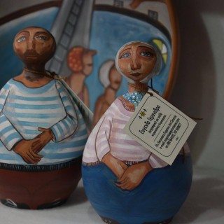 Τα έργα της Ευγενίας Γεροντάρα σε πηλό ξεκίνησαν από ένα παιδικό παιχνίδι