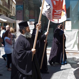 Μια διαδήλωση για την μαστίχα. Χίος, 21/4/2016.