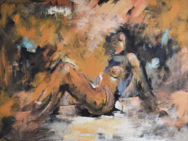 «Ιερή γνωριμία» των street artists της χώρας με το έργο του Γιώργου Μπουζιάνη