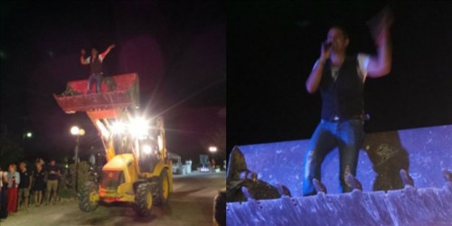 Όταν οι ξένοι κάνανε συναυλίες και φεστιβάλ, εμείς τραγουδούσαμε πάνω σε μπουλντόζες (βίντεο)