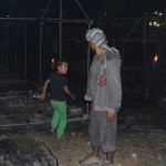 Ένταση στη Λέσβο- Κάηκε ολοσχερώς το hot spot στη Μόρια