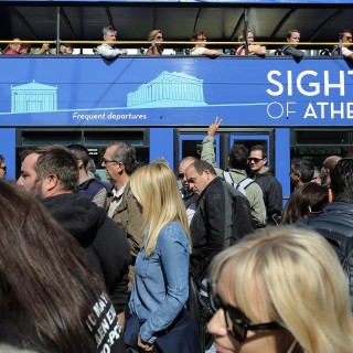 Συγκέντρωση διαμαρτυρίας εργαζομένων των ιδιωτικών τηλεοπτικών σταθμών