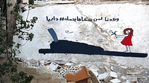 Ο Banksy της επαναστατημένης Συρίας