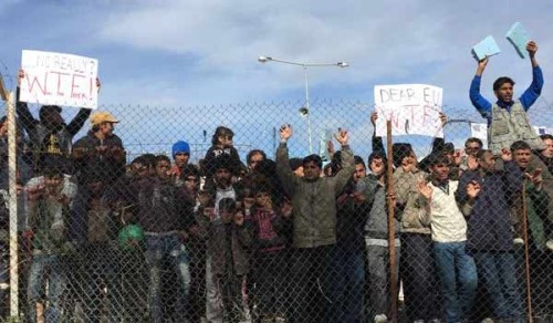 Μυτιλήνη: Αναταραχές στο hot spot της Μόριας