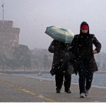 Χιόνι και κάθετη πτώση θερμοκρασίας στην κεντρική και δυτική Μακεδονία