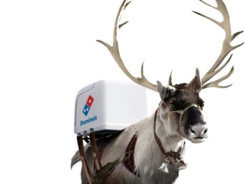 Τα Χριστούγεννα, μικροί τάρανδοι θα παραδίδουν την πίτσα στο χιονισμένο Χοκάιντο