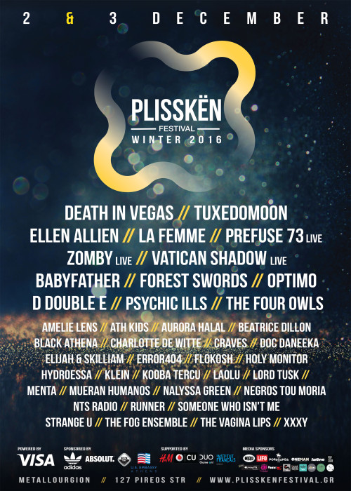 Το αναλυτικό πρόγραμμα του Winter Plisskën Festival