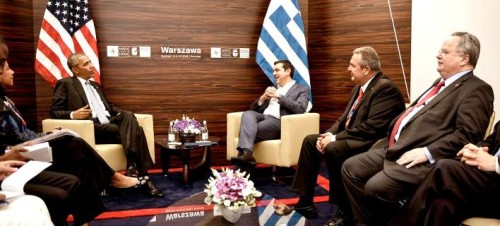 Επίσκεψη Ομπάμα: Συνάντηση του Προέδρου των ΗΠΑ με τον πρωθυπουργό Α. Τσίπρα