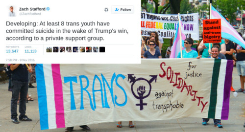 Τουλάχιστον 8 νέοι αυτοκτόνησαν μετά την εκλογή του Τραμπ και οι γραμμές υποστήριξης έσπασαν ρεκόρ