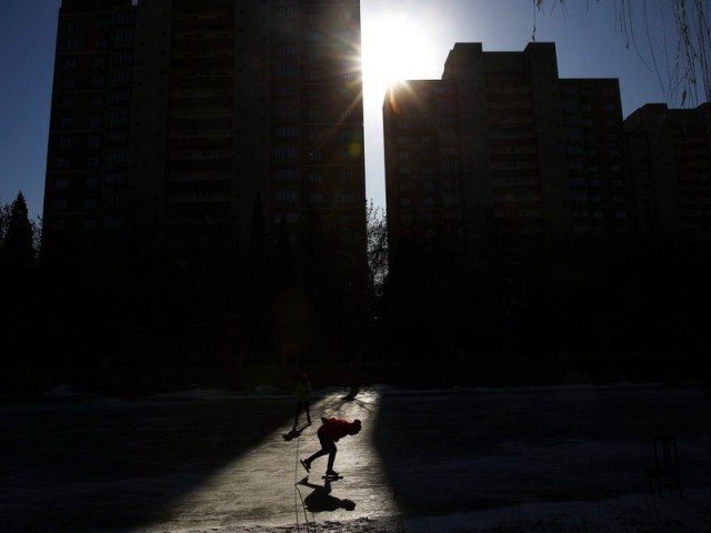 Παιχνίδια στο παγωμένο ποτάμι