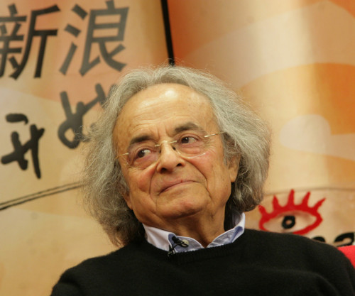 Ο ποιητής Άδωνις στη Στέγη του Ιδρύματος Ωνάση