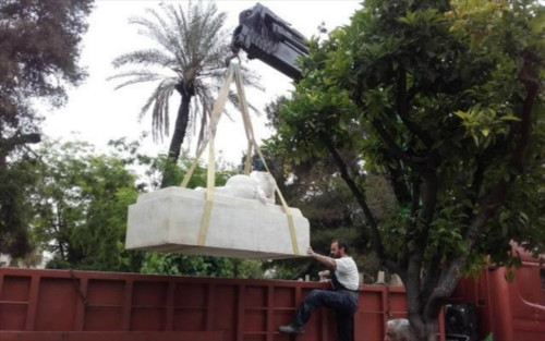 9 βανδαλισμένα αγάλματα και προτομές στη Δημοτική Πινακοθήκη της Αθήνας