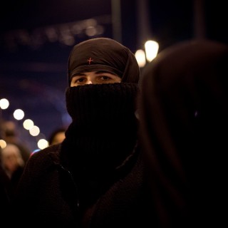 Οι «σαολίν» της Μονής Εσφιγμένου κατέβηκαν στο Σύνταγμα