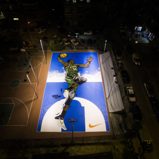 Το πιο όμορφο γήπεδο μπάσκετ της Αθήνας είναι πλέον εκείνο στα Σεπόλια που ξεκίνησε ο Γιάννης Αντετοκούνμπο