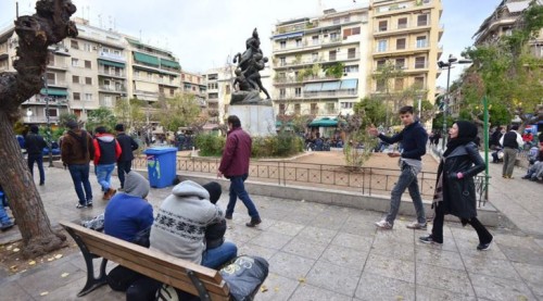 Συμπλοκή στην πλατεία Βικτωρίας χθές το βράδυ