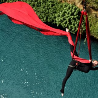 Εναέριος χορός στον Ισθμό της Κορίνθου