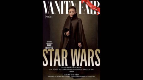 Η πριγκίπισσα Λέια στο εξώφυλλο του Vanity Fair