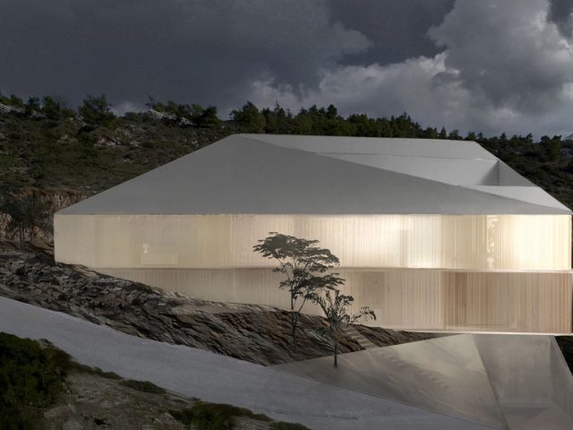 Ένα origami κατασκευάζεται στους πρόποδες του Υμηττού