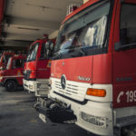 Πυρκαγιά κατά μήκος της σιδηροδρομικής γραμμής στην περιοχή της Σίνδου