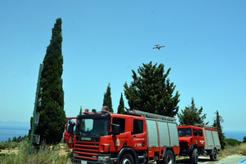 Σπάρτη: Σε εξέλιξη η φωτιά στην περιοχή Κελεφά Λακωνίας