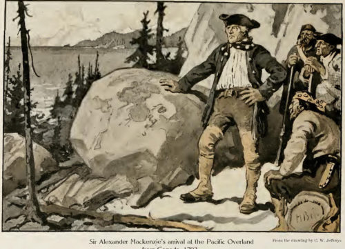 Στις 14 Ιουλίου του 1789 ο Αλεξάντερ Μακένζι ολοκληρώνει το ταξίδι του στον μεγάλο ποταμό, ελπίζοντας ότι θα τον οδηγούσε στον Ειρηνικό ωκεανό
