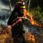 Σε ύφεση οι φωτιές σε Μονεμβασιά και Γρύλλο Κρεστένων